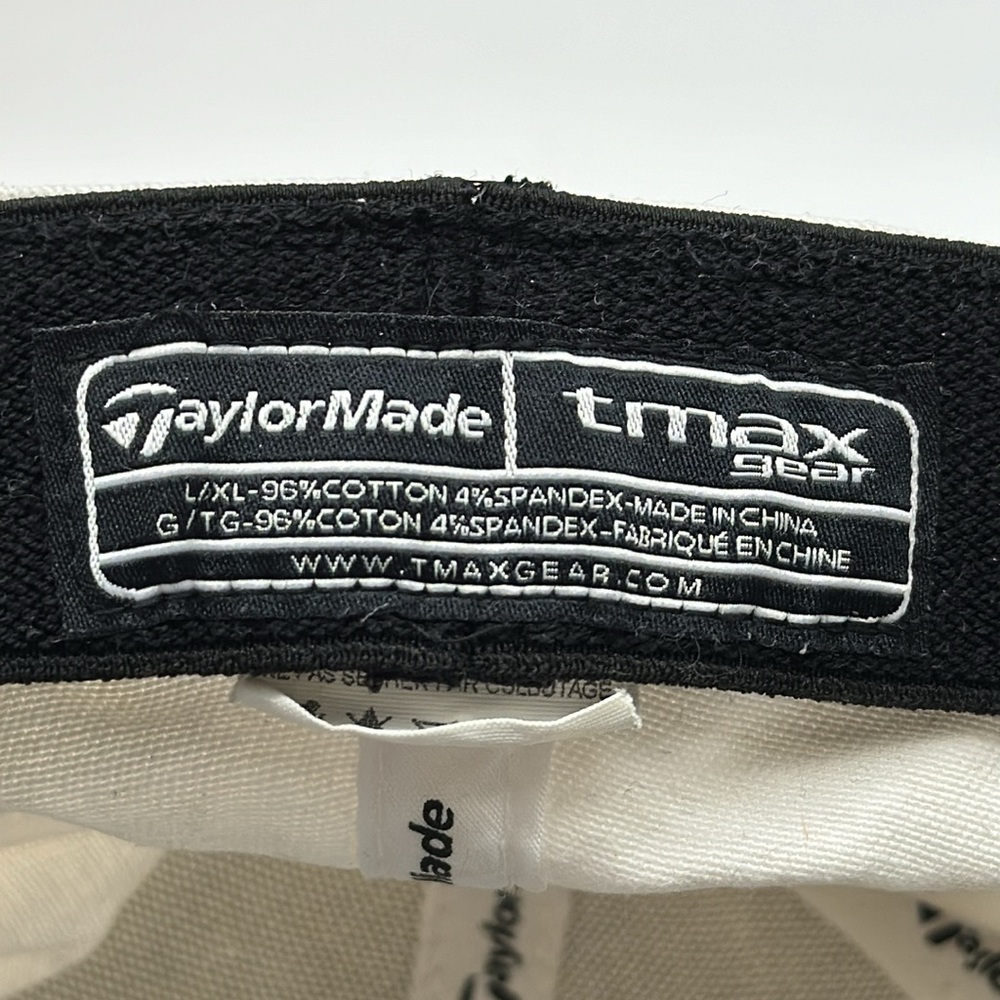 TaylorMade Penta White Baseball Golf Hat L/XL HT7570F - Picture 5 of 5